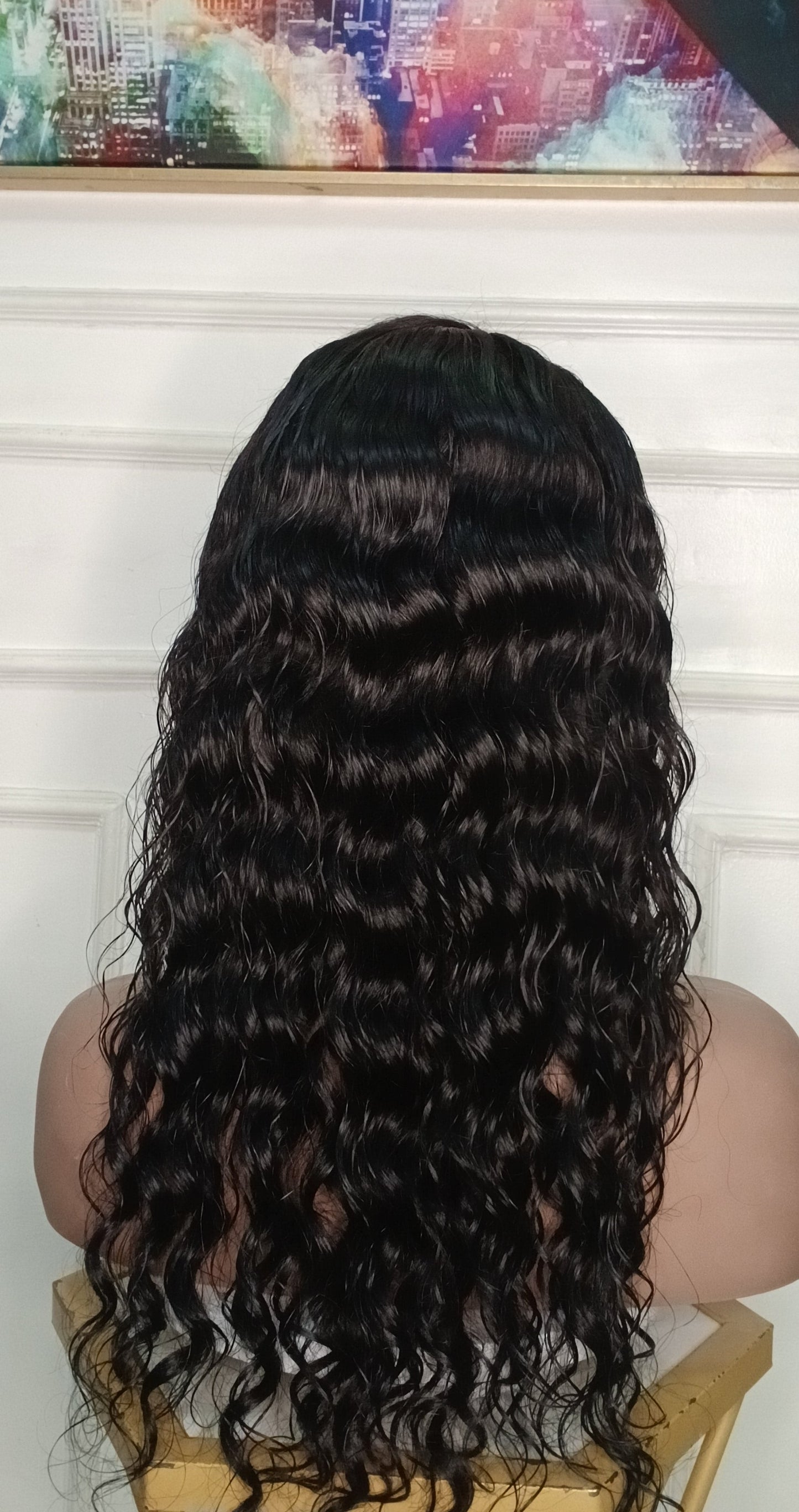 20-inch deep loose lacefront human hair wig