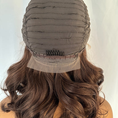 14 inch High Fibre Lacefront wig