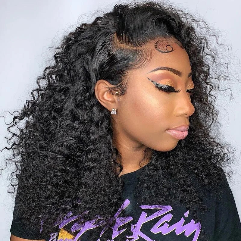 Spanish curls human hair wig 