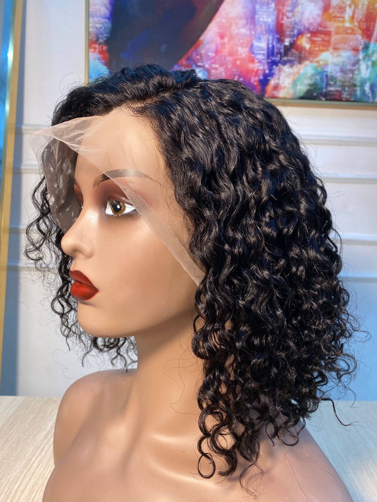 12” Water Wave Lace Front Human Hair Wig 💧
Defined