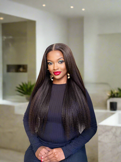 High fibre kinky straight 30 inches