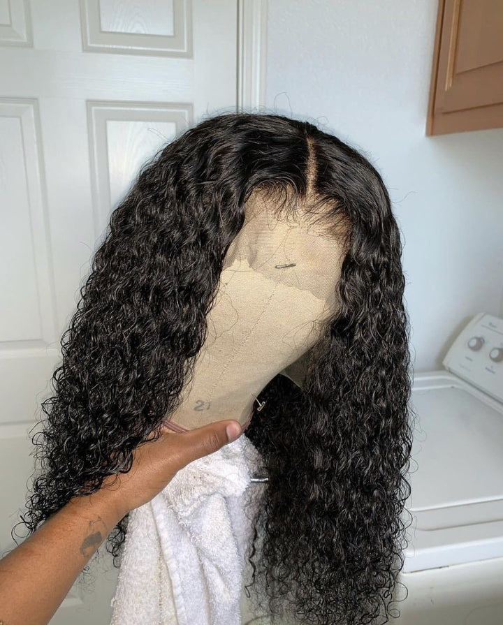 22 Inch Water Wave Lace Front Wig – HD Lace Human Hair Wig | Natural Scalp Look | Glueless Ready