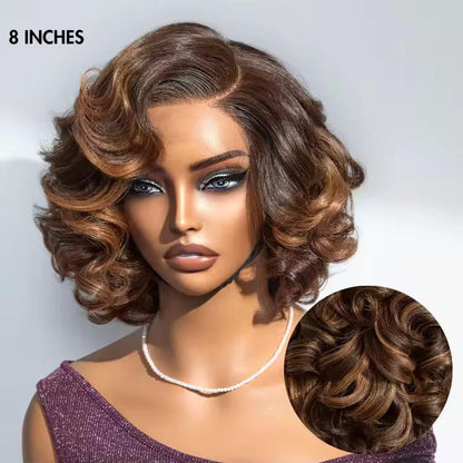 Short body wave human hair