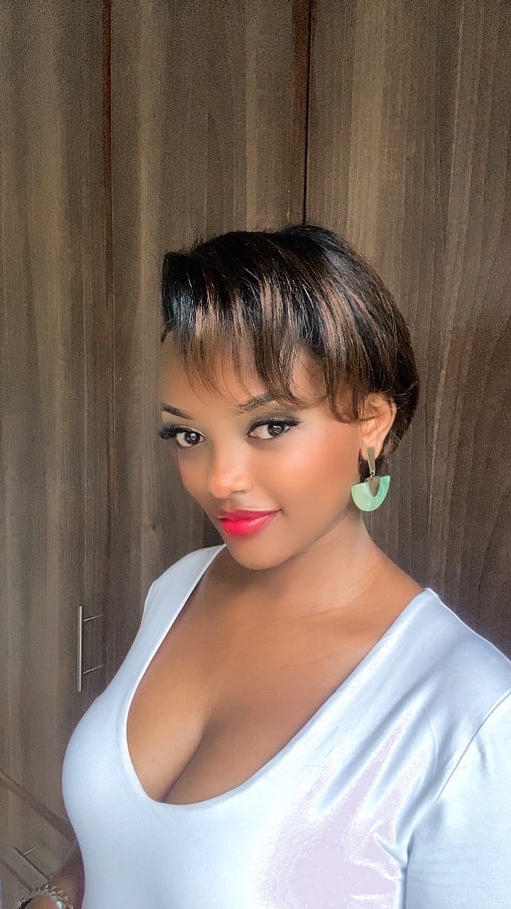 6"  pixie cut wig human hair