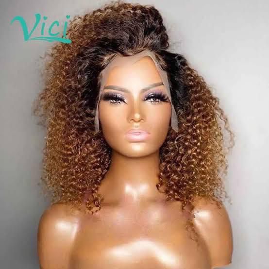 Super Kinky Curly Human Hair Wig