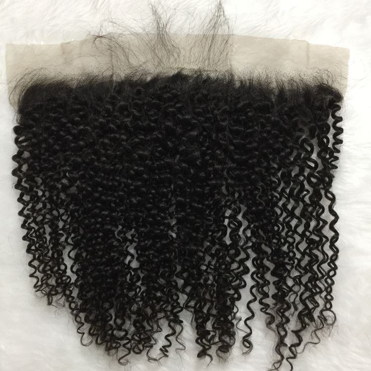 Lace frontal kinky curly  13 by 4