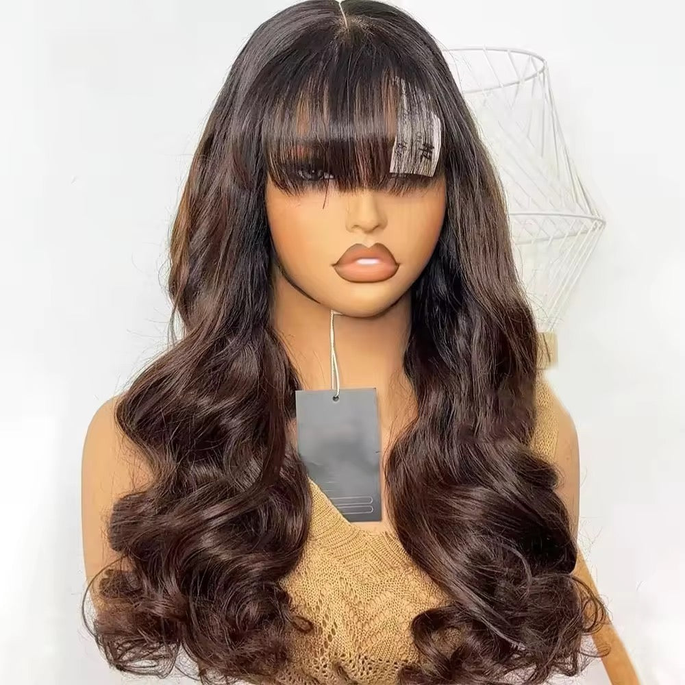300% SSD 4*4 closure loose wave human hair wig.