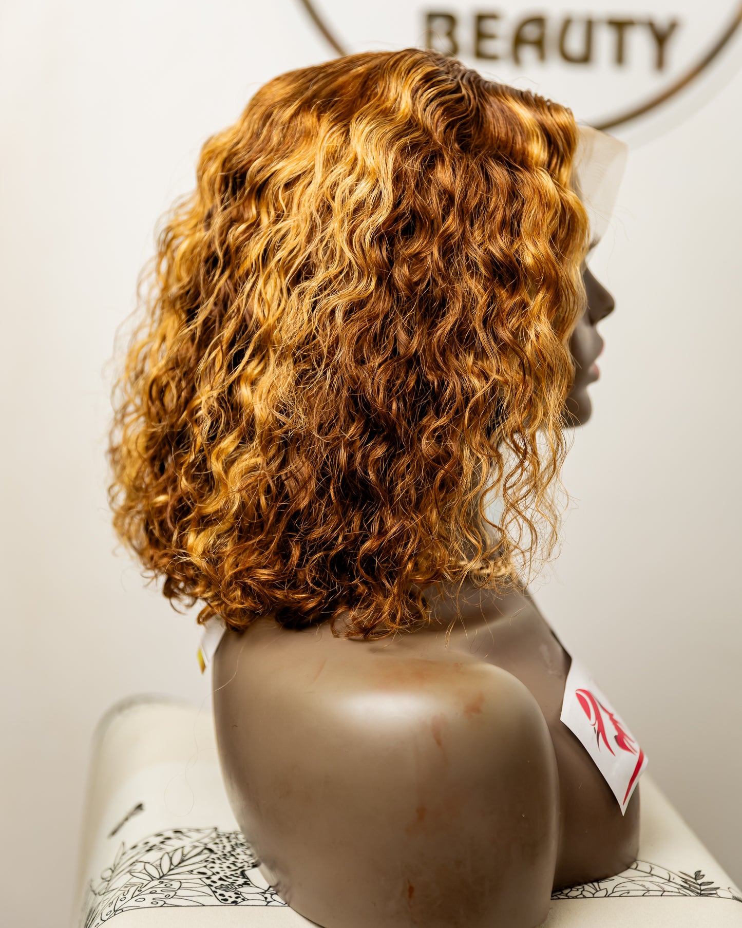 12 inch piano color human hair bob wig