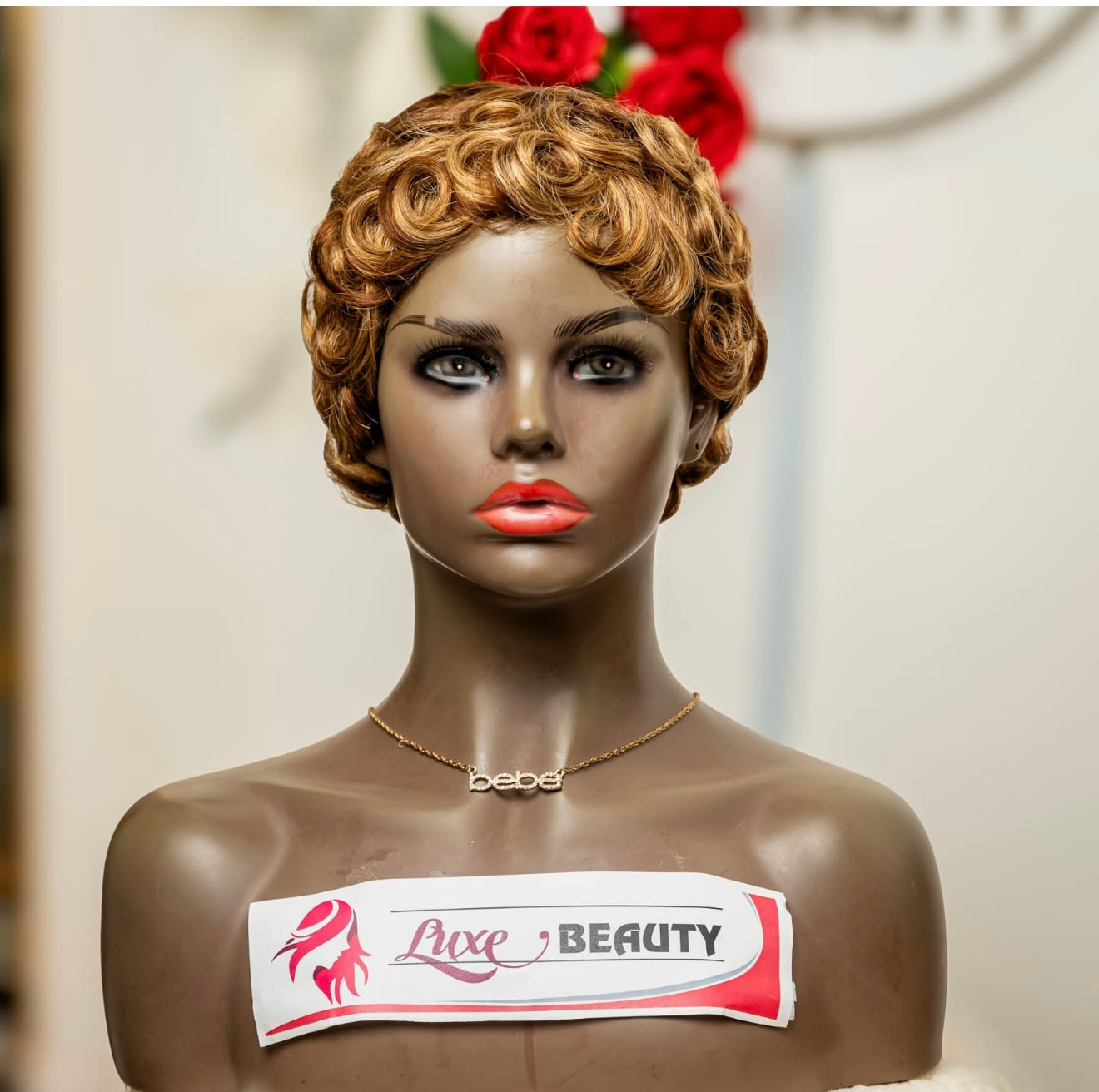 SPECIAL CURLY HUMAN HAIR WIG #27