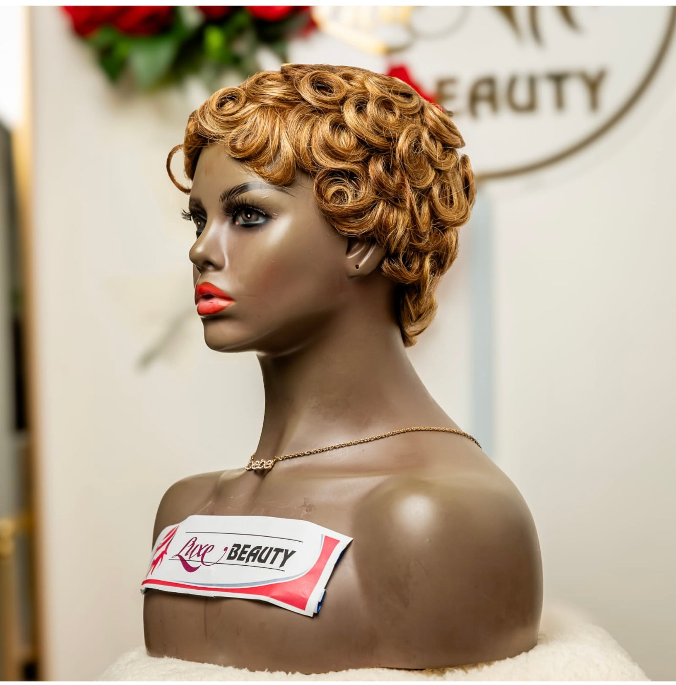 SPECIAL CURLY HUMAN HAIR WIG #27