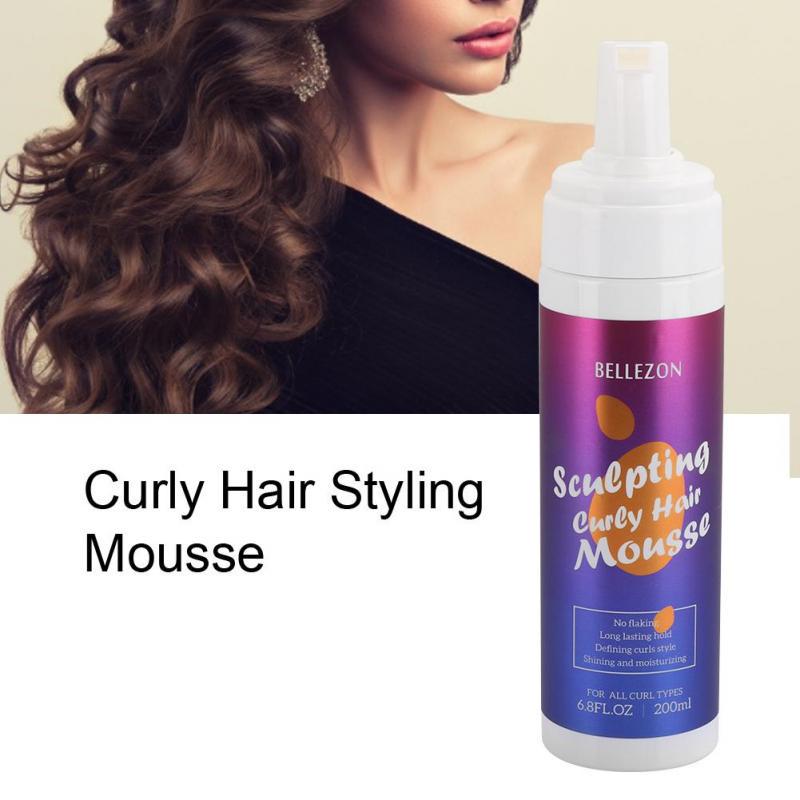 Curly hair styling mousse