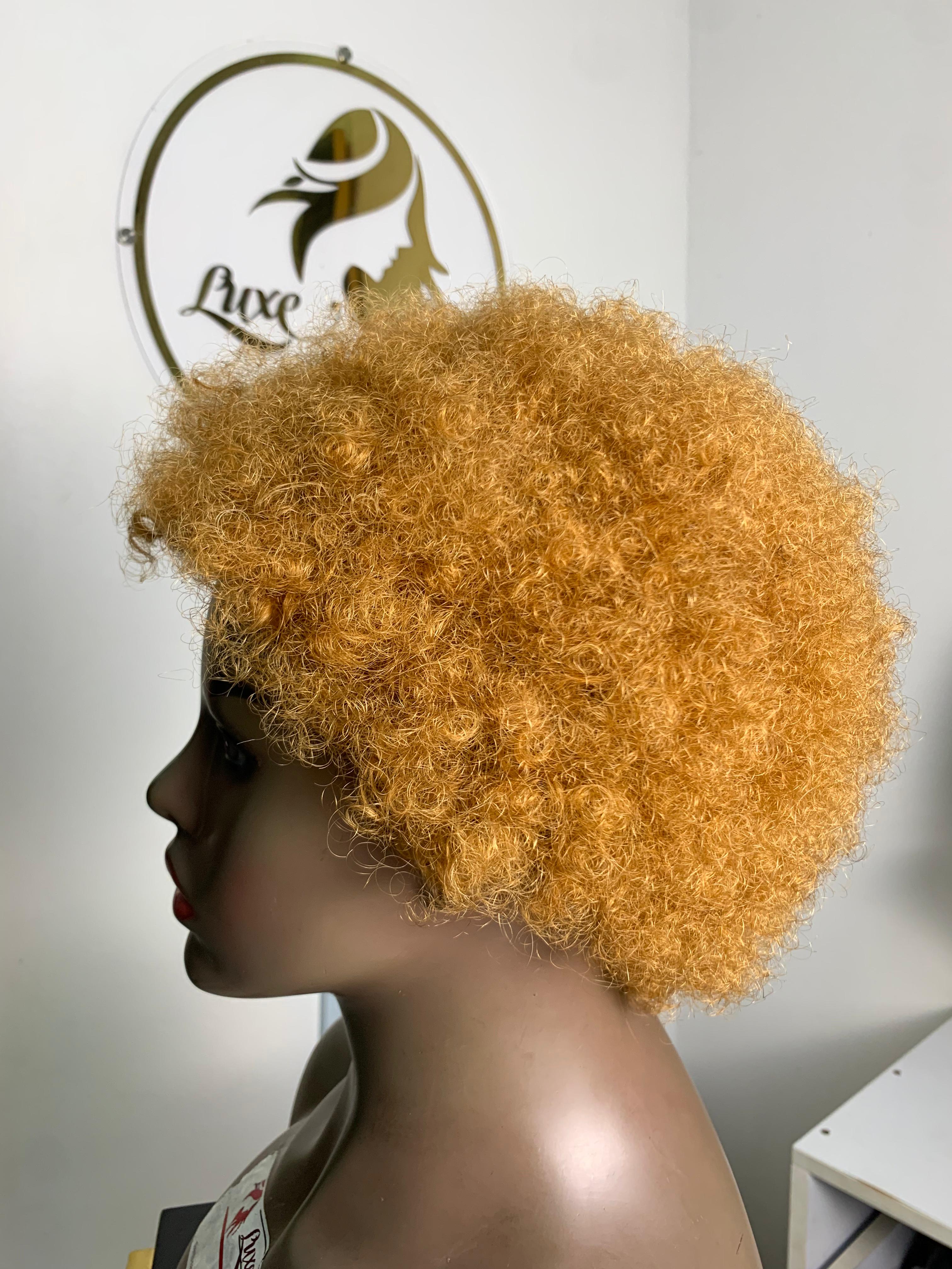 Afro human hair wig Color 30