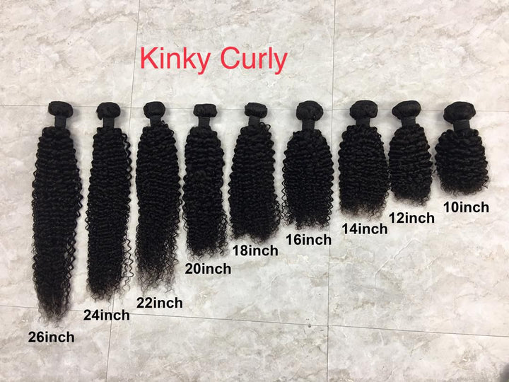 Kinky curly bundles Human hair