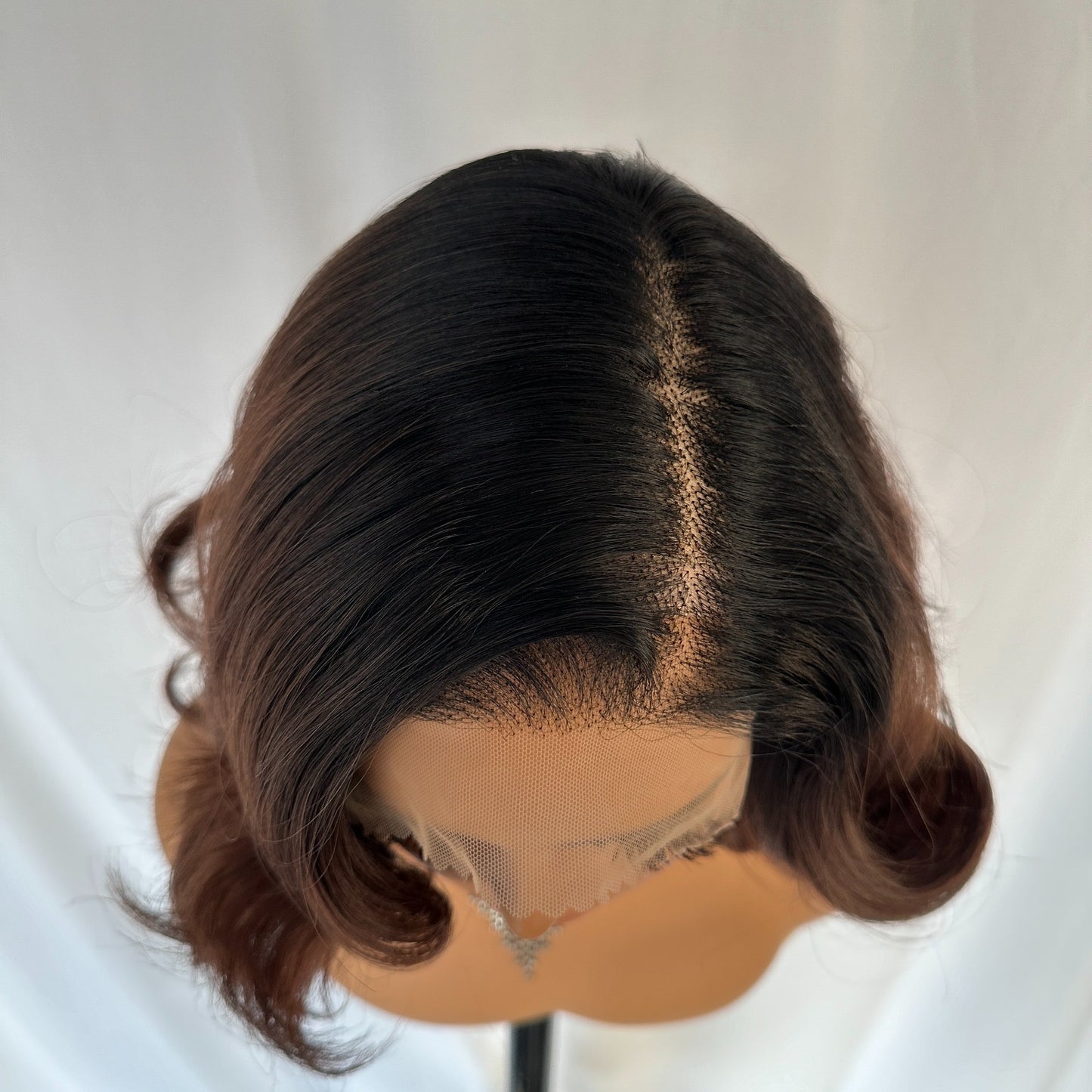 14 inch High Fibre Lacefront wig