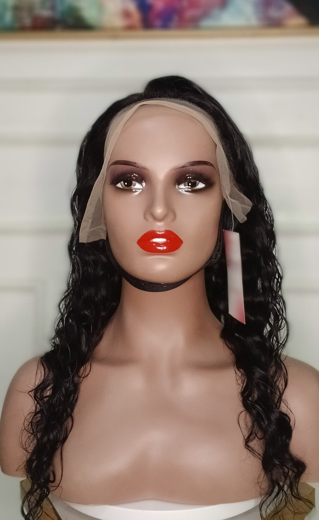 20-inch deep loose lacefront human hair wig