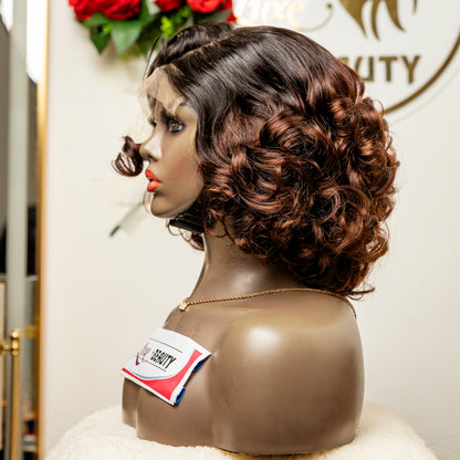 12 INCH SDD 5*5 EGG CURL WIG #T1B/2