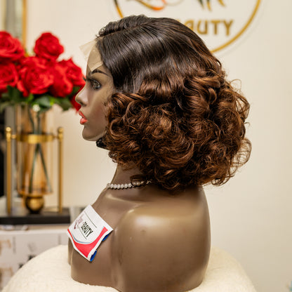 12 INCH SDD 5*5 EGG CURL WIG #T1B/4