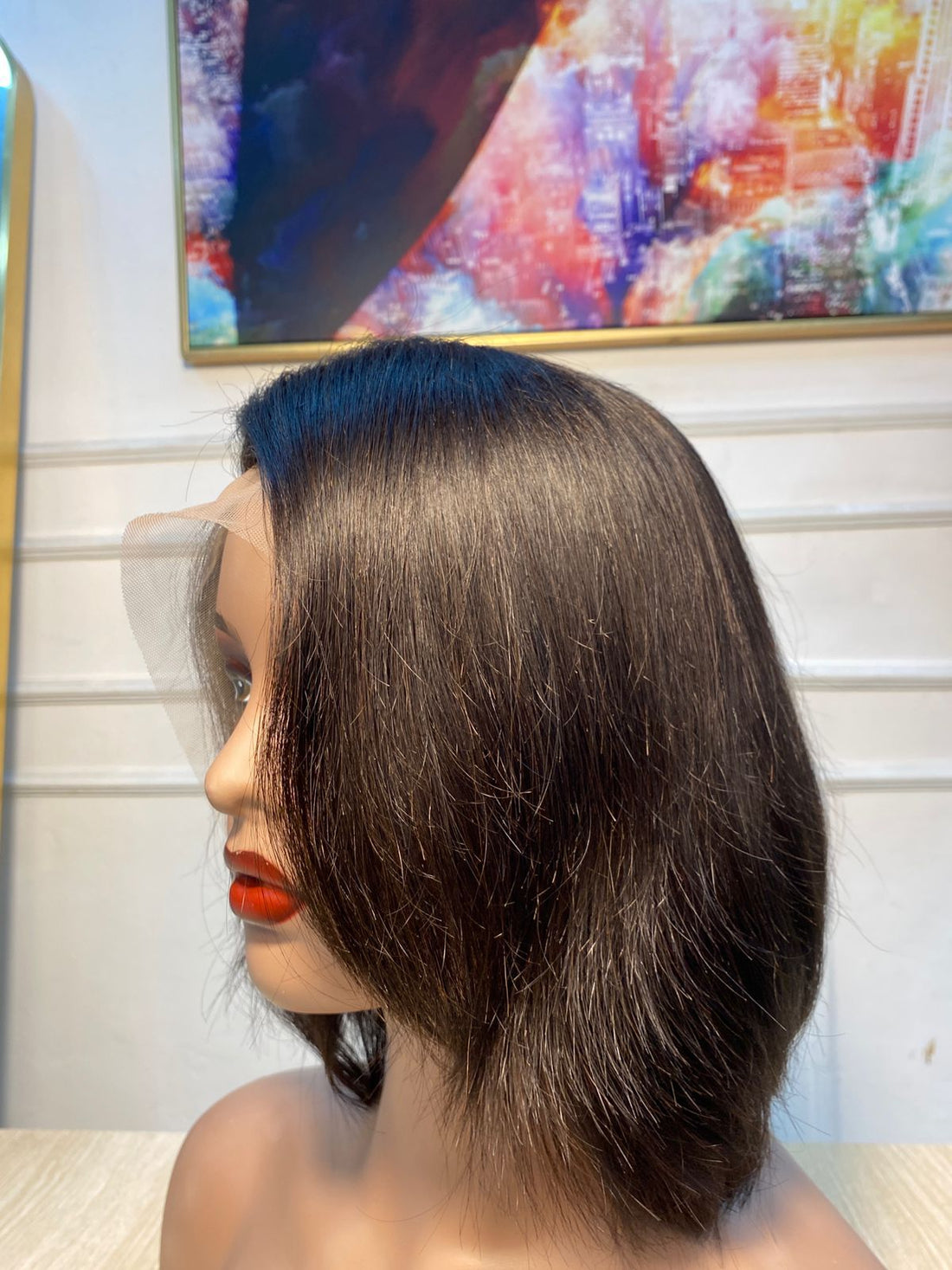 Zendaya Unit -✨ 12” Layered Wavy Bob Lace Front Human Hair Wig ✨