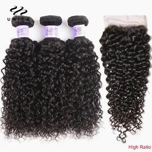 Water wave human hair bundles Big Sale!
